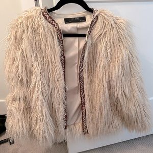 Zara shag jacket